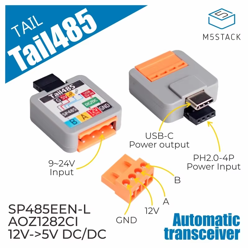 Official ATOM Tail485 - RS485 Converter for ATOM