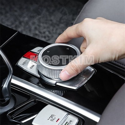 Inner Center Console iDrive Multimedia Knob Cover For BMW 5 7 Series G30 G11 G12