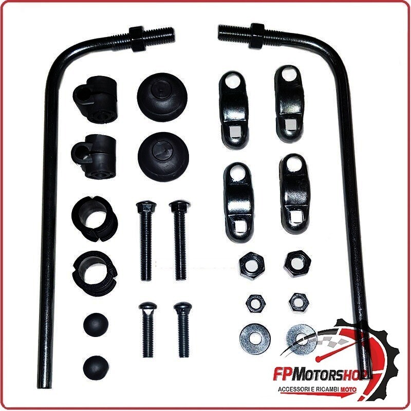 KIT ATTACCHI PARABREZZA SCOOTER PER BENELLI E3 50 90> PIAGGIO CIAO 67> SI 97>