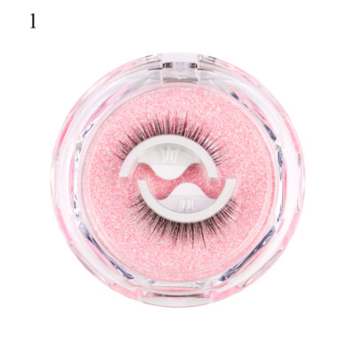   Reusable Self-Adhesive Eyelashes Natural Multiple reversible Glue-free Women 