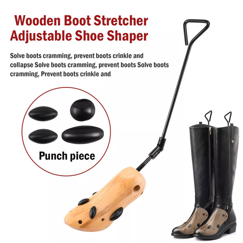 1 Pair Boot Stretcher Wooden Shoe Shaper Western Cowboy Boot Expander for Men