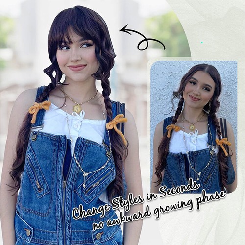 100% Human Hair Extensions Clip In Thin Bangs Fake Wispy Air Bangs French Bangs