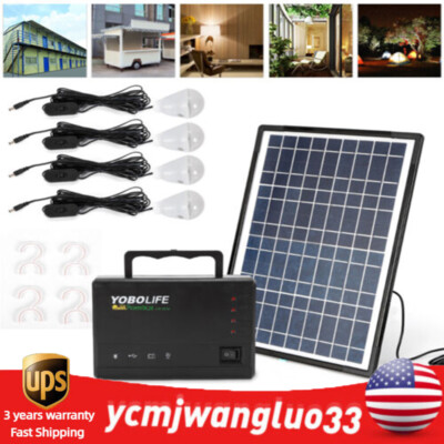 Portable Power Station with Solar Panel, Outdoor Generator Power Supply for Home