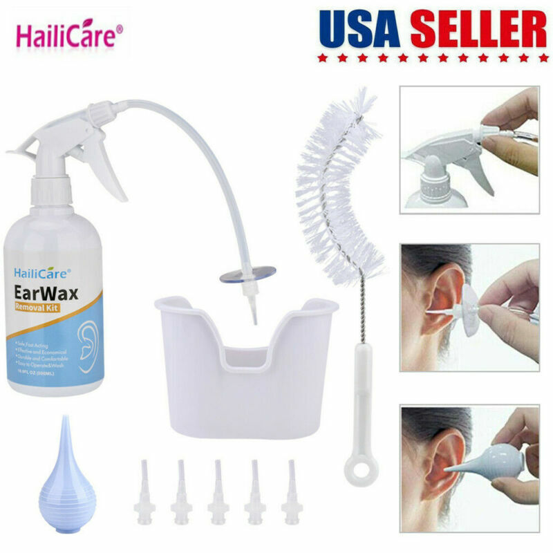 Ear Wash Tool Set Ear Washing Liquid Earwax Clean Set Ear Irrigation