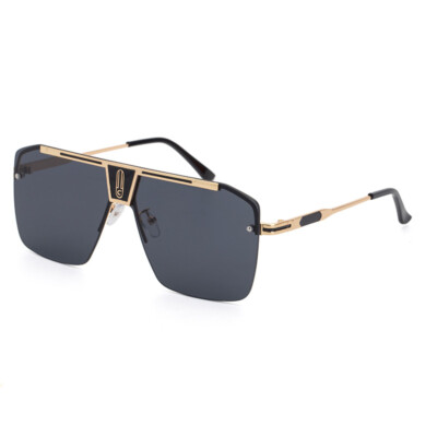 Oversized Square Pilot Sunglasses Mens Women Designer Fashion Outdoor Glasses