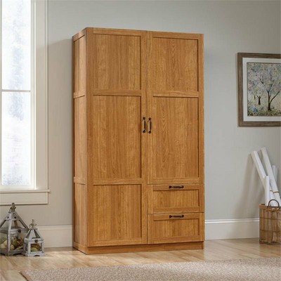 Sauder Wardrobe/Storage Cabinet, Cherry