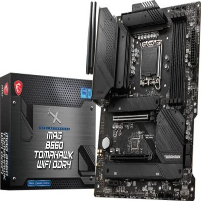 MSI MAG B660 Tomahawk WiFi DDR4 Gaming Motherboard (ATX, 12th Gen Intel ATX 