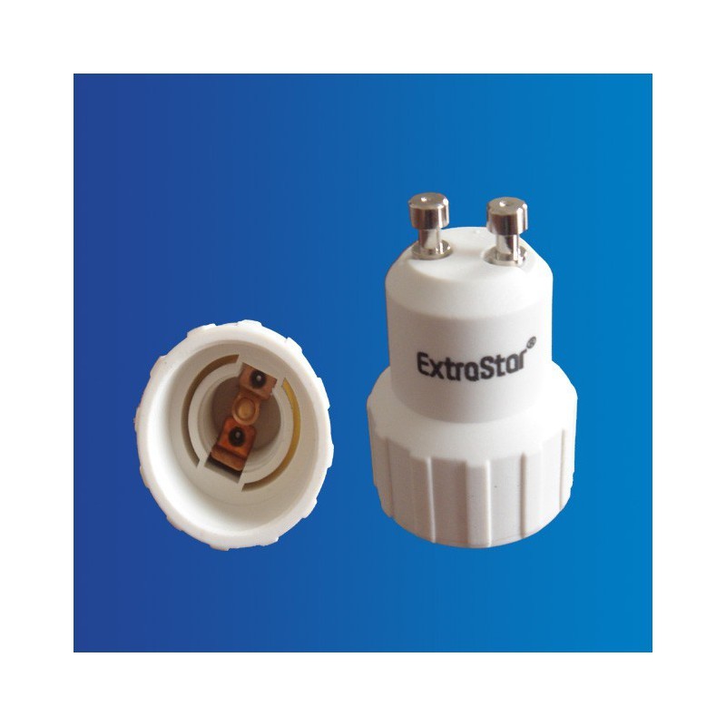 Adattatore Convertitore Per Lampadine Portalampade Attacco Da GU10 a E14 moc