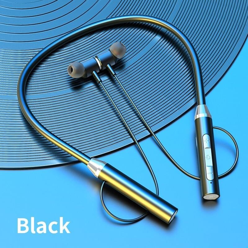 New Bluetooth Neckband Wireless Headphones Mic Headset Stereo Earbuds Earphone