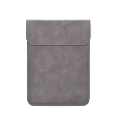 Leather Matte Laptop Sleeve Bag Case For Macbook Air Xiaomi 13.3'' 15.4'' Notebook