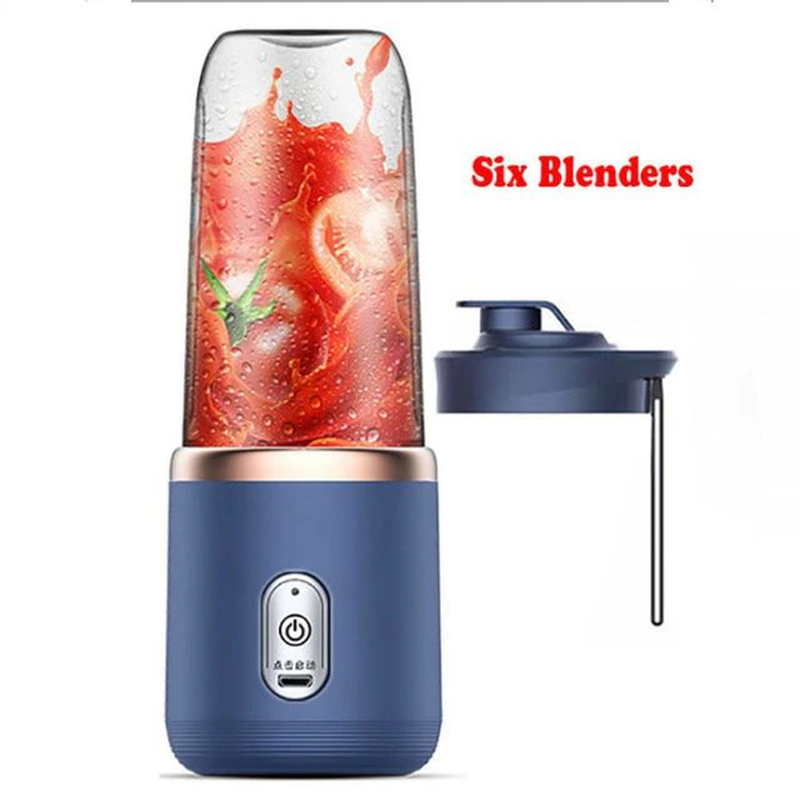 Blades Portable Juicer Small Electric Juicer Portable Juicer Cup Stainless Steel