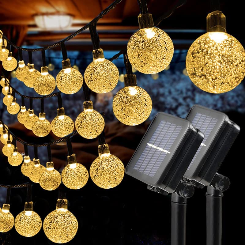 60 LED Solar String Lights Patio Party Yard Garden Wedding Waterproof Outdoor