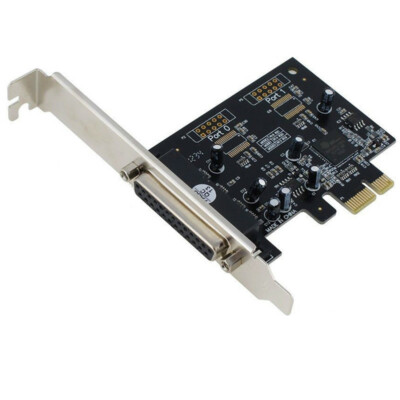 Parallel PCIE PCI-E Express Controller Adapter Card For Desktop Computer Printer