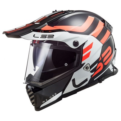LS2 Blaze Gloss Black White Helmet