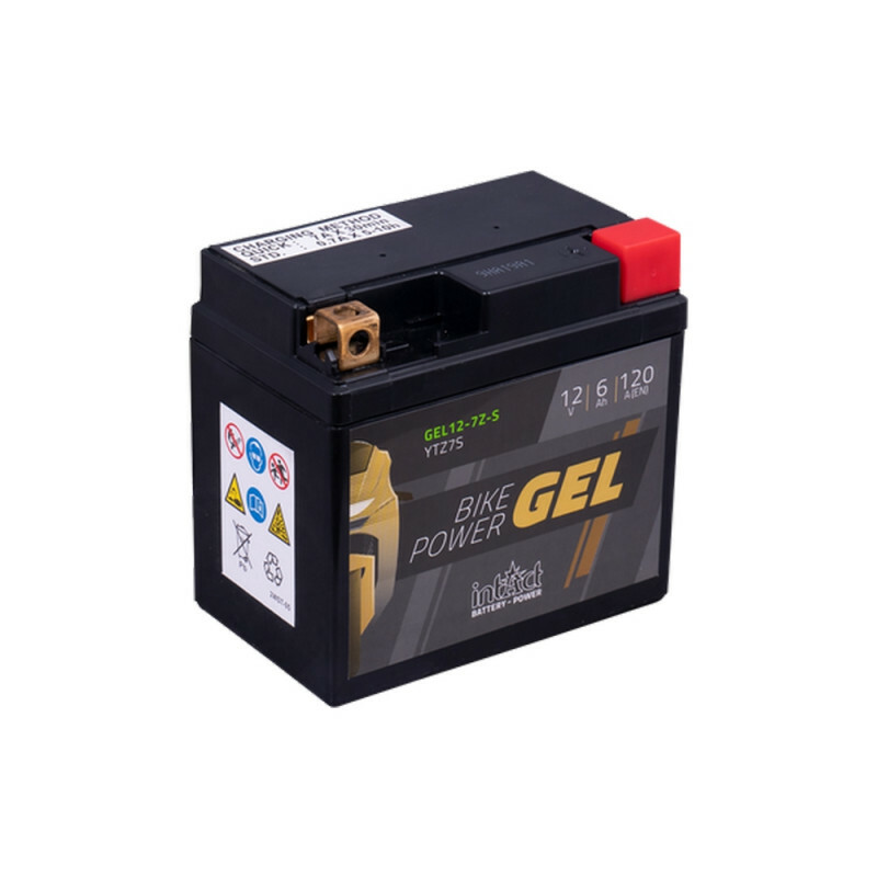 Batterie Moto Power Bike Gel Ytz7s 12v 6ah 120a