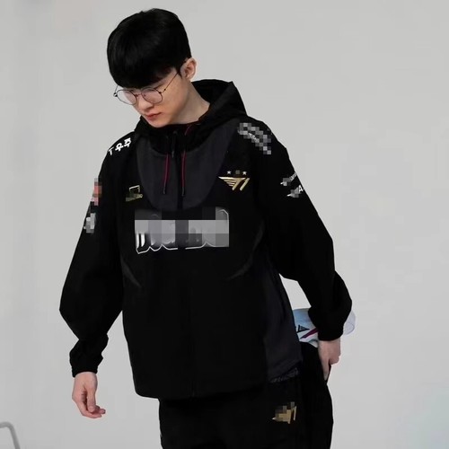 T1 UNIFORM LCK2025 FAKER ジャージ 黒 2024 LOL Spring Competition LCK Uniform Jersey Team T1 Faker