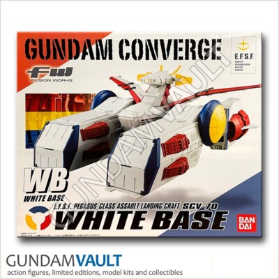 NEW Gundam Converge White Base [FW - FUSION WORKS] E.F.S.F w/ Operation V Set