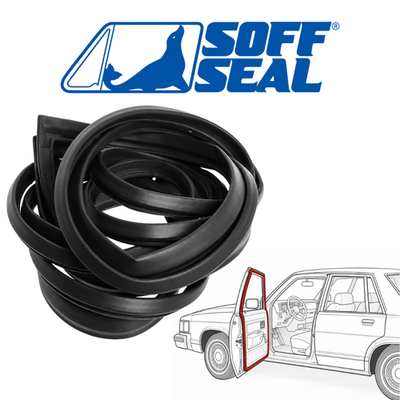 2x Front Door Weatherstrip Seal Pair for Pontiac LeMans 4 Door Sedan 1978-1987