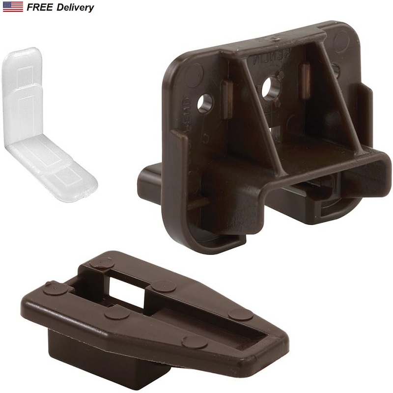 Track Guide Bracket Drawer Cabinet Dressers Furniture Brown 