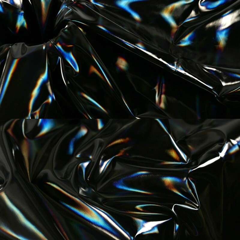 metallic-pu-faux-leather-fabric-hologram-mirrored-iridescence-costume-material