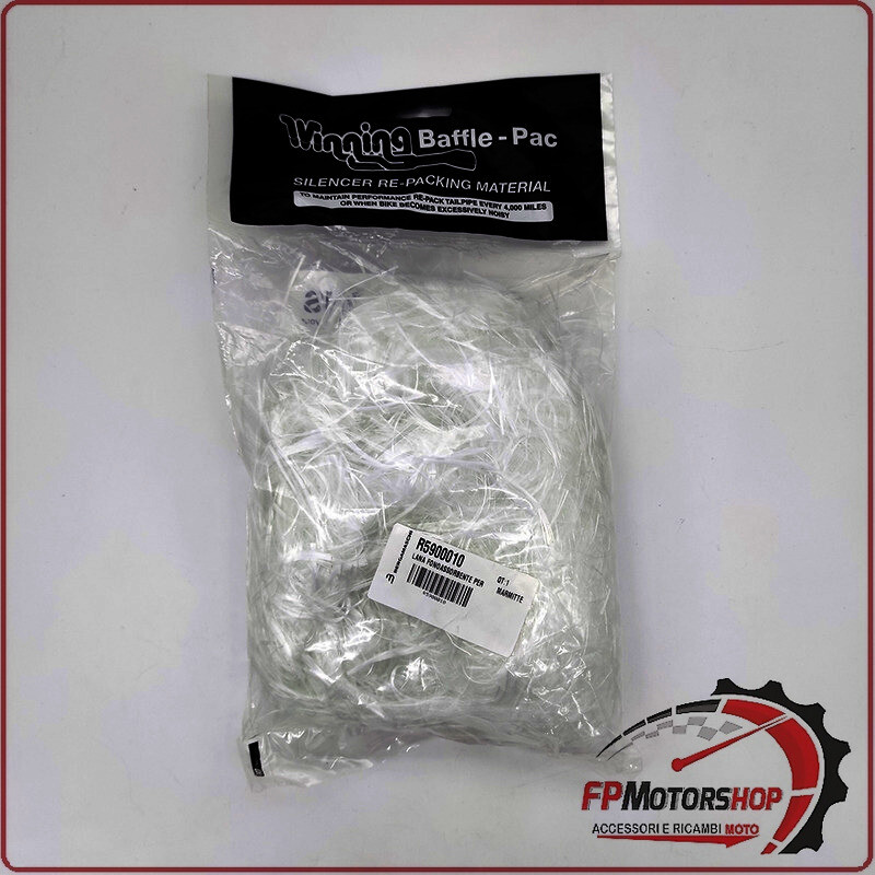 LANA DI VETRO FONOASSORBENTE PER MARMITTE SILENZIATORI MOTO EBC BP001