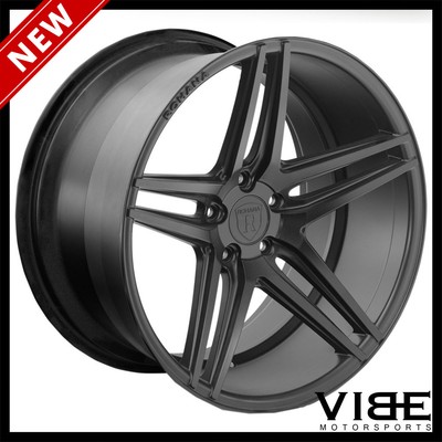 20quot ROHANA RC8 BLACK CONCAVE WHEELS RIMS FITS BMW F10 F11 528i 535i 550i