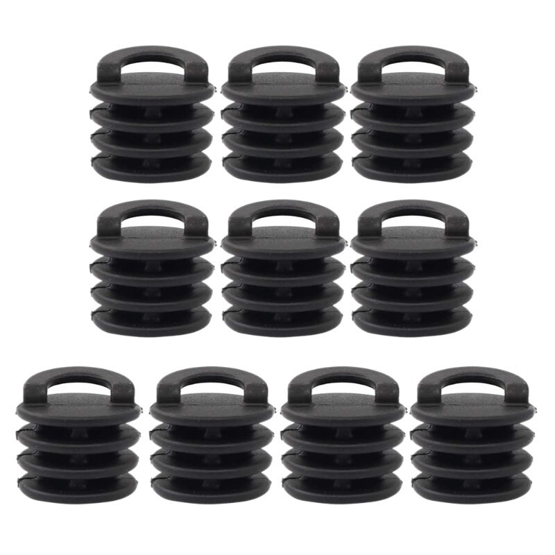 10pcs S/M Size Kayak Scuppers Drain Plug Thread Drain Hole Plug Bung Accessories