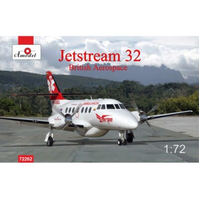 Amodel 72262 Plastic model airplane kit Scale 1:72 Jetstream 32 British airliner
