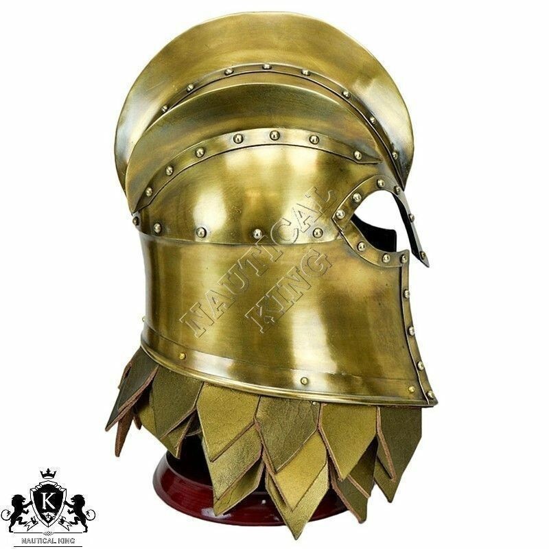 Medieval Warrior Knight Battle Armor Kings Guard Helmet LOTR Viking Helmet