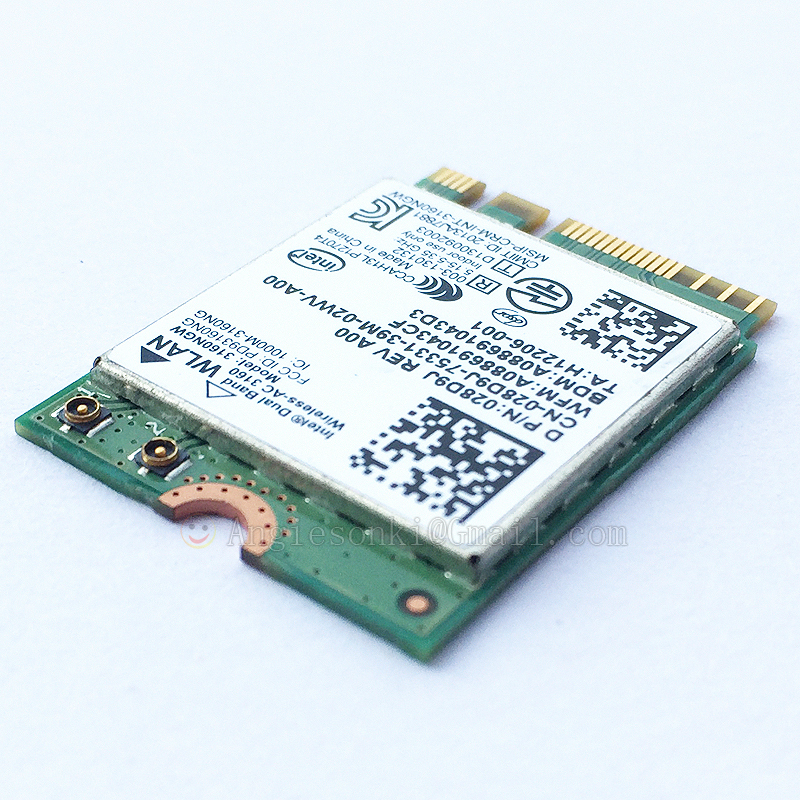 Dual band wireless ac 3160 Windows vista driver download