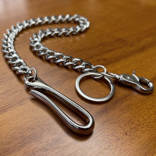 アクセサリー PEEL&LIFT WALLET CHAIN galvanized Pewter Skull & Cut Leash Double Wallet Chain | AMiGAZ