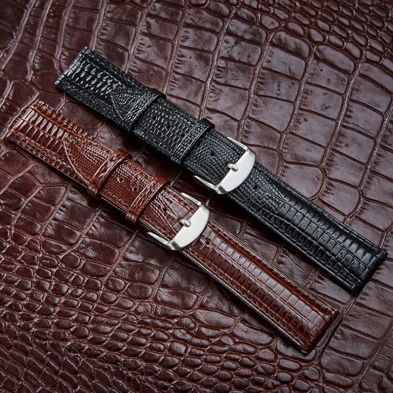 genuine-leather-watch-band-strap-buckle-replacement-black-coffee-20-22-24mm