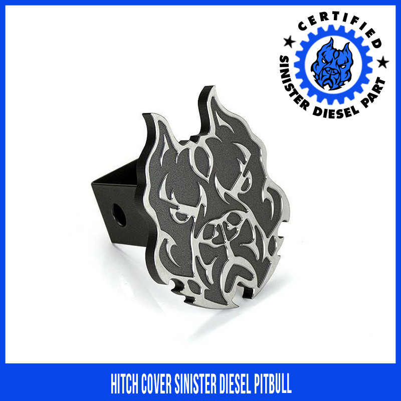 Sinister Diesel Hitch Cover Pitbull