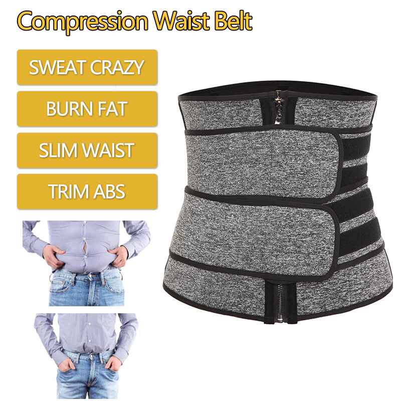 Women Sauna Sweat Waist Trainer Corset Weight Loss Body Shaper Yoga Slimmer Belt
