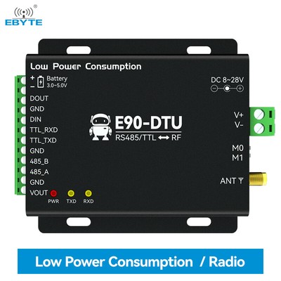LoRa 433MHz 30dBm Wireless RS485/TTL to RF 10KM Digital Transmission RadioModbus