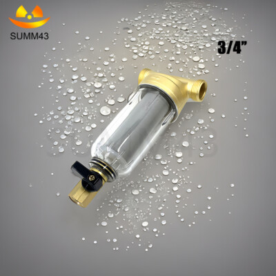 Water Pre Filter System Tap Well Sediment Whole House Spin Down Filter