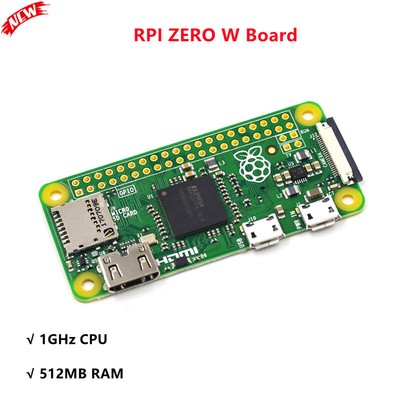 RPI ZERO W Single Board 1GHz CPU 512MB RAM Wireless Bluetooth 4.1 F/Raspberry Pi