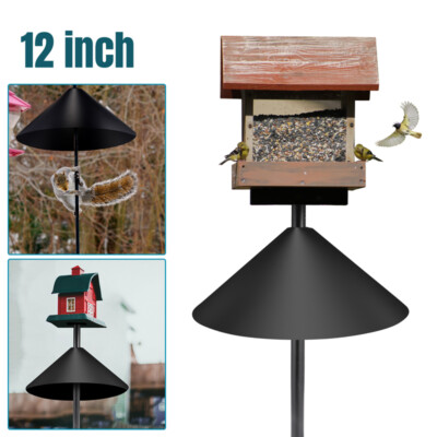Two Way Squirrel Baffle Wrap Around Squirrel Proof Bird Feeder Guard Durable New