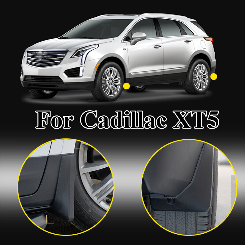 Mud Flaps Splash Guards For Cadillac XT5 20162019 Front Rear Set Mudguards eBay