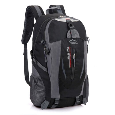 40L Men Women Travel Backpack Rucksack Camping Laptop Hiking School Book Bag USA