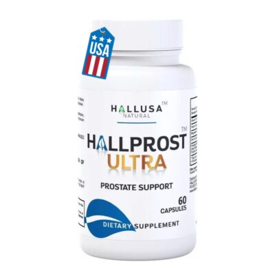 HALLPROST ULTRA - Prostate Health Complex - Urinary Incontinence - 60 Caps - USA