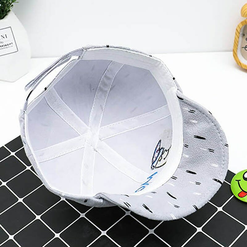 Cute Summer Weather Letter Baby Hat Baseball Cap Cartoon Ears Boy Girl Sun Hat