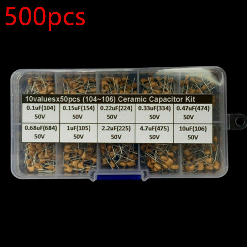 Ceramic Capacitor Assorted Kit Assortment Set 700pcs/ 500pcs/300pcs