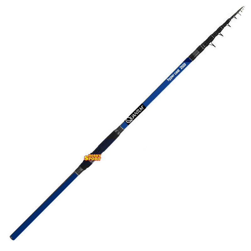 CANNA BARCA HYPER CAST QUANTUM  MT 2,50  TELESCOPICA PESCA  BOLENTINO  MAX 50 GR