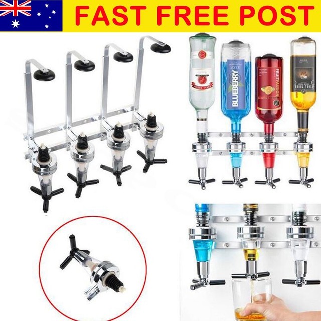 4/6 Bottle Bar Beverage Liquor Dispenser Alcohol Drink Shot