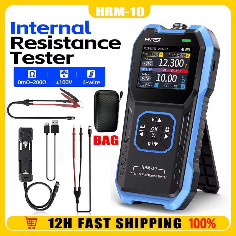 HRM-10 Automotive Tester, 18650 High Precision, AC Lithium Lead Acid Battery Vol
