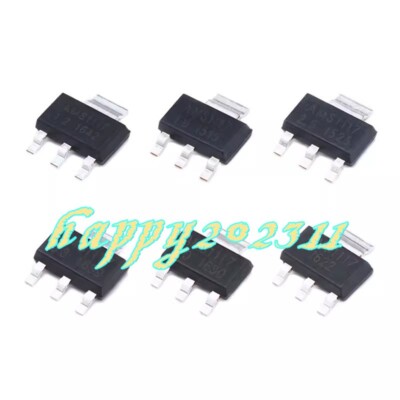 100PCS AMS1117-1.2 1.8 2.5 3.3 5.0V ADJ SOT-223 #LL