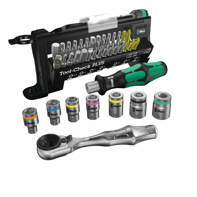 Wera zyklop Mini Bit controlador De Trinquete Socket Herramienta cheque