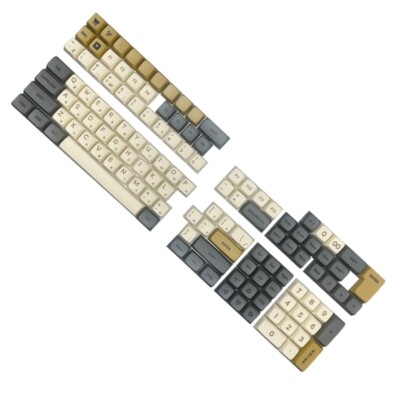 Ergonomic XDA Height PBT Keycaps Russian Keycaps for Mechanical Keyboards