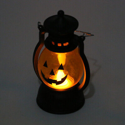 1/6 Scale Dollhouse Halloween Pumpkin Lights Miniature Oil Lamps Decor Accessory